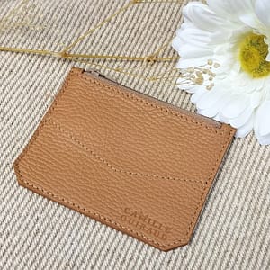 Porte-monnaie simple camel
