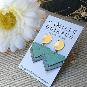 Boucles Suzanne vert d'eau